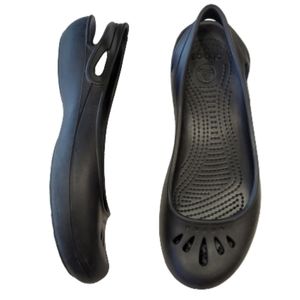 Crocs Black Kadee Slingback Flats